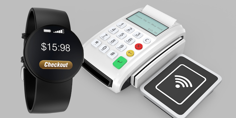 Using smart watch to process payment.