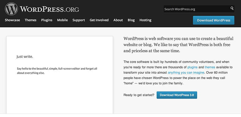 Wordpress, blogging platforms