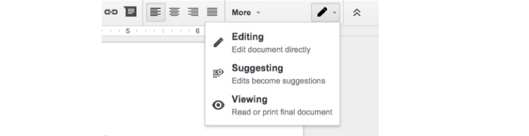 Instead of printing out to proof, use the "suggestion" feature