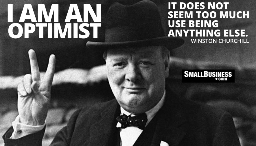 Quotation Why Winston Churchill Was An Optimist